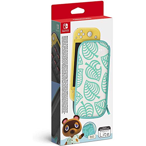 Nintendo Switch Lite-Tasche (Animal Crossing: New Horizons-Edition) & -Schutzfolie