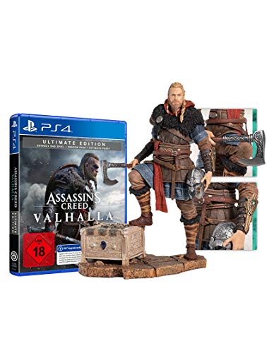 Assassin’s Creed Valhalla - Ultimate Edition + Eivor Figur (kostenloses Upgrade auf PS5) [Playstation 4]