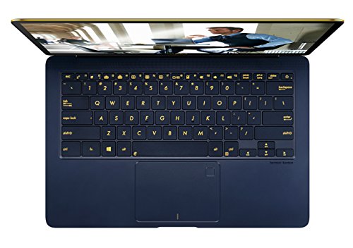 ASUS Zenbook 3 Deluxe UX490 90NB0EI1-M02700 Ultrabook (35,6 cm, 14 Zoll, Full-HD, Intel Core i7-7500U, 16GB RAM, 512GB SSD, Intel HD Graphics, Windows 10 Home) royal blau