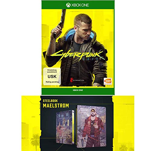 CYBERPUNK 2077 - DAY 1 Standard Edition - [Xbox One] + Cyberpunk 2077 - Steelbook Maelstrom