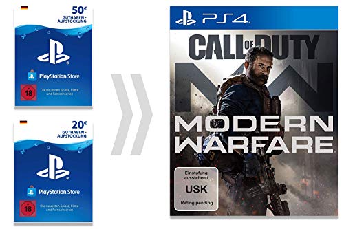 PSN Guthaben für Call of Duty - Modern Warfare | PS4 Download Code - deutsches Konto - Digital Standard Edition | PS4 Download Code - deutsches Konto