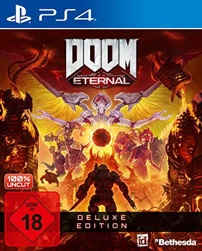 DOOM Eternal - Deluxe Edition [PlayStation 4] | kostenloses Upgrade auf PS5