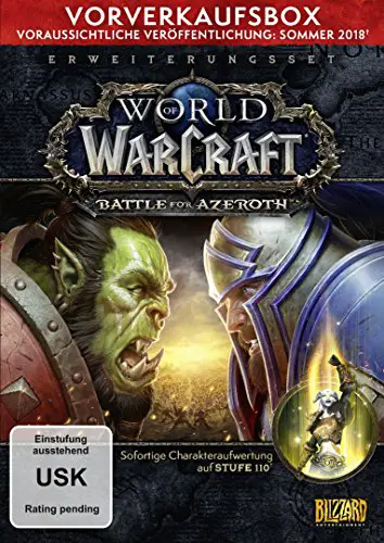 World of Warcraft: Battle for Azeroth (Add on) - Vorverkaufsbox (Download-Code, kein Datenträger enthalten) - [PC]