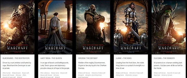 Warcraft – The Beginning: Neue Charakterposter veröffentlicht