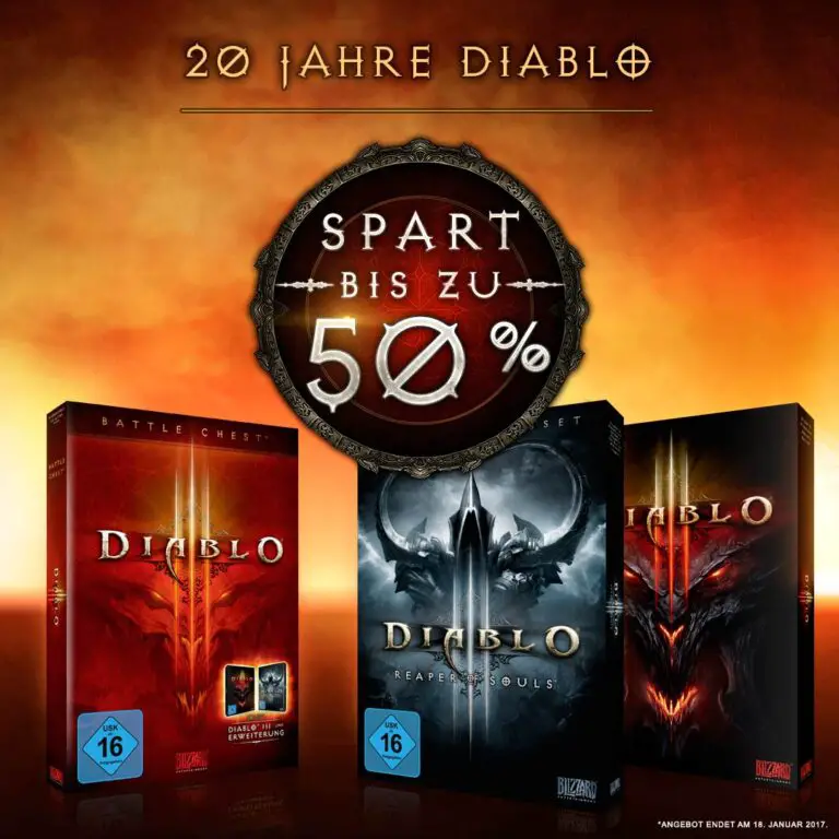 20 Jahre Diablo 3: Aktuell bis zu 50% Rabatt im Battle.net Shop