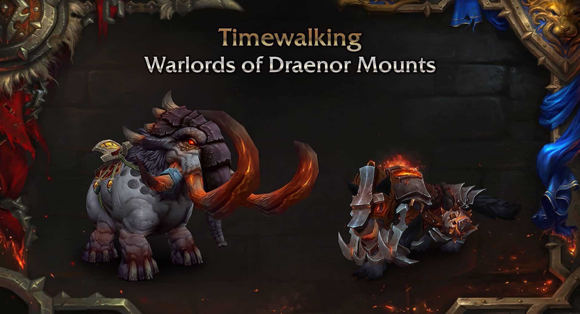 Mounts für die Zeitwanderung von Warlords of Draenor