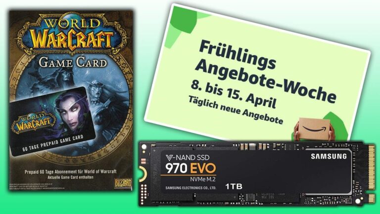Deals: WoW Gamecard für 19,99 Euro – Amazon Frühlings-Angebote-Woche