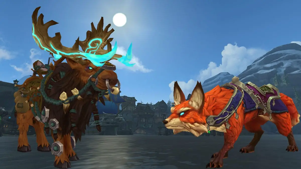 WoW Patch 8.2 Mount Equipment