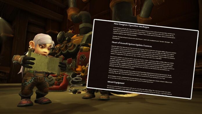 WoW Patch 8.2 Patch Notes