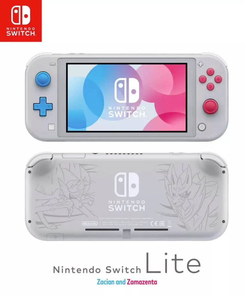 Nintendo Switch Lite Pokémon Limited Edition.