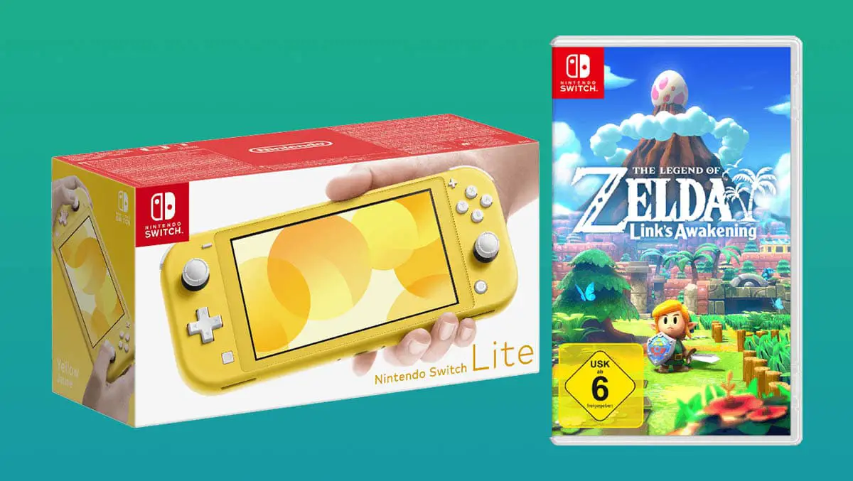 Nintendo Switch Lite Bundle mit Zelda: Link's Awakening