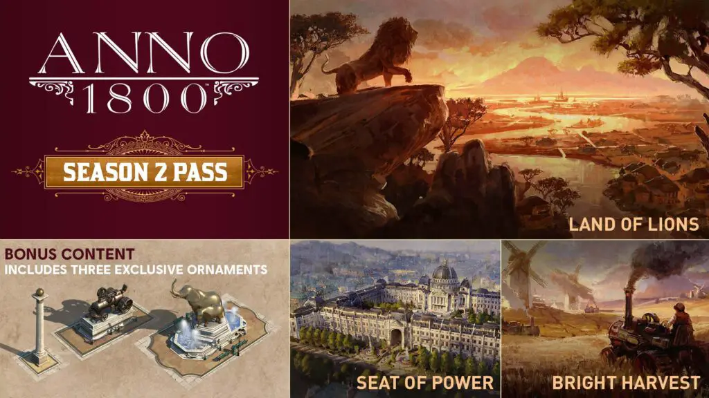 Alle Inhalte des Anno 1800 Season Pass 2.