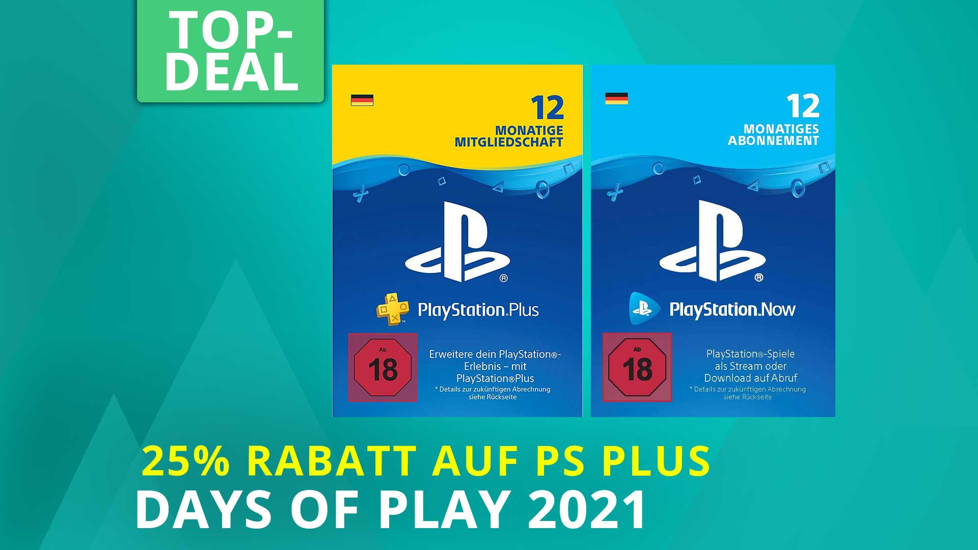 Sony Days of Play 2021 Angebote: 12 Monate PS Plus Abo