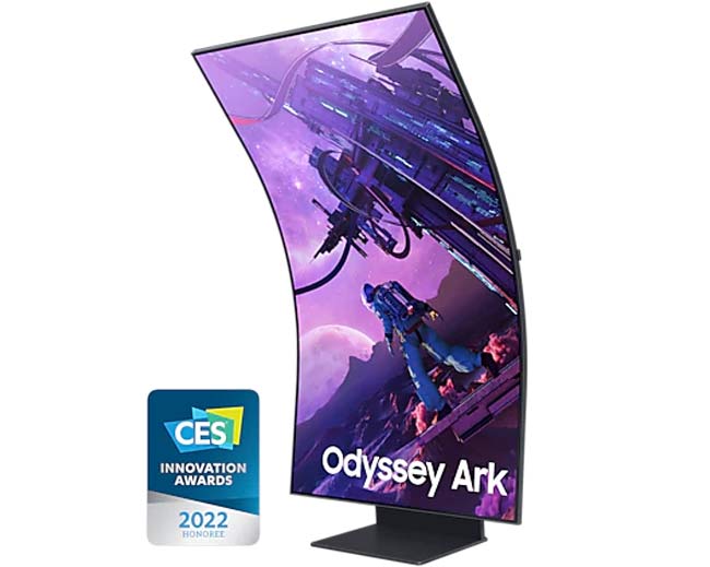Samsung Odyssey Ark hochkant
