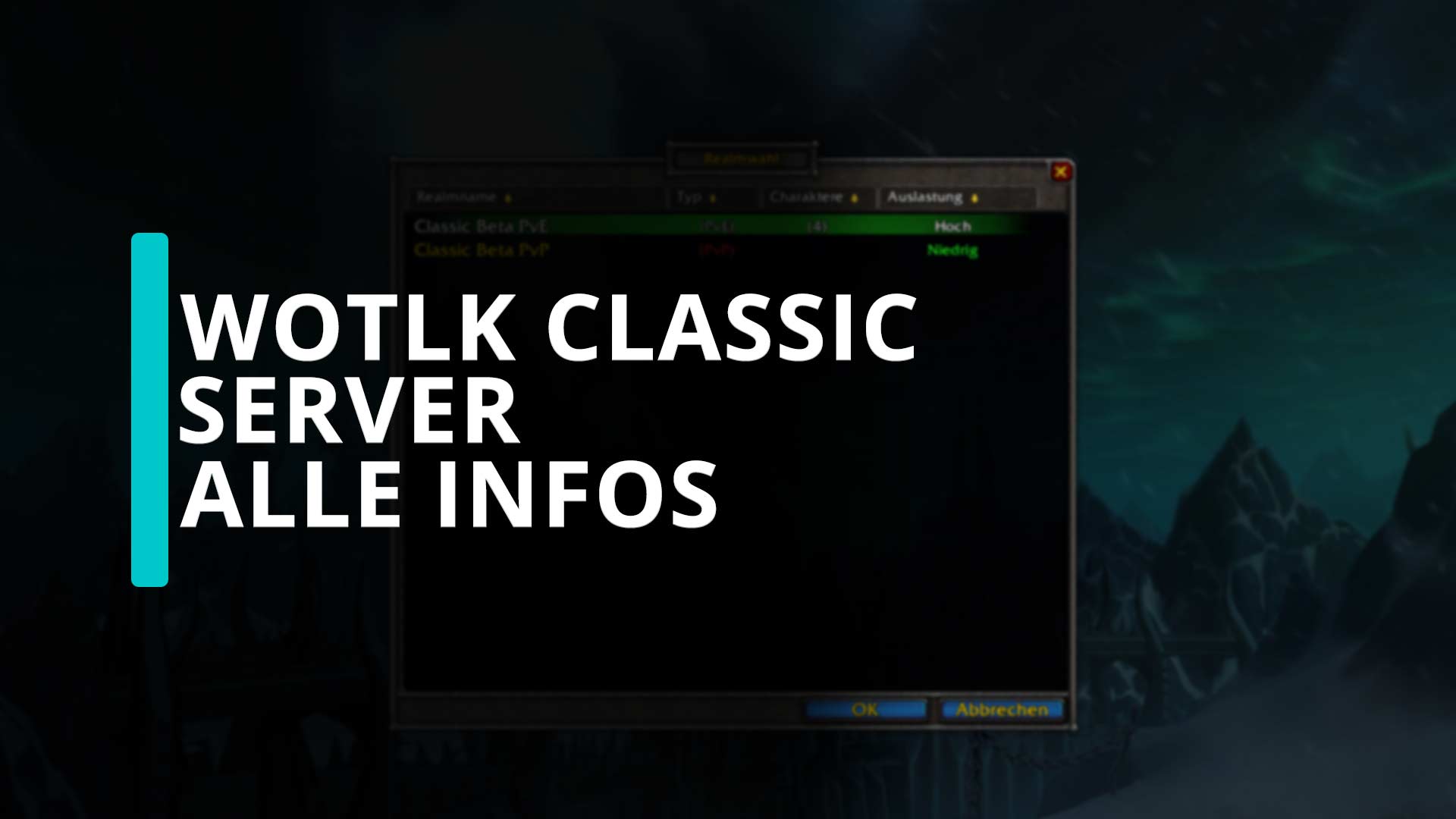 WoW WotLK Classic Server: Alle Infos