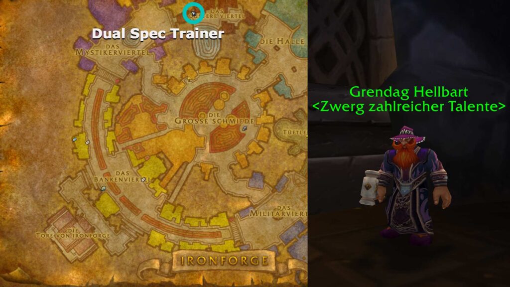 WoW SoD Dual Spec Trainer Ironforge